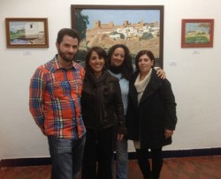 José Antonio Vasco, Lola Aquino, María Escobar y Ana Corral